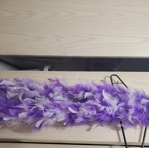 Purple Feather Boa